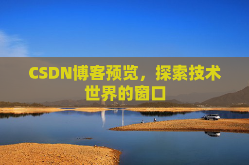 CSDN博客预览，探索技术世界的窗口